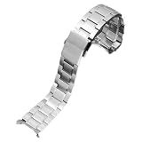 Stainless steel Strap Compatible with Casio MDV106-1AV/MTP-VD01 Watches，22 mm Watch Band for Men's Casio MDV-106 Series Replacement (silver stainless steel strap)