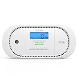X-Sense Carbon Monoxide Detector Alarm with Digital LCD Display, Replaceable Battery CO Alarm Detector with Peak Value Memory, XC01-R