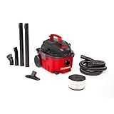 CRAFTSMAN CMXEVBE17040 4 Gallon 5.0 Peak HP Wet Dry Vac, Portable Shop Vacuum Wet and Dry with Filter, Hose and Attachments for Home and Automotive Cleaning
