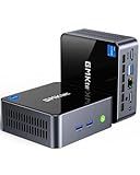 GMKtec Mini PC with Intel Core i7-1185G7 Processor (Up to 4.8 GHz) 16GB DDR4 1TB SSD NIC i226V RJ45 2.5G Iris Xe Graphics USB4.0 Desktop Mini Computers WiFi 6, BT 5.2/ DP, HDMI M2