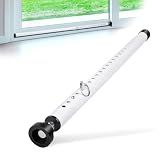 Sliding Door Security Bar, 17-50 inch Adjustable, Window Security Bar with Rubber Tips, Sliding Door Lock Bars, for Window Safety Bars Home Apartment Safety, Home Apartment Patio Heavy Duty Interior