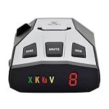Cobra RAD 350 Laser Radar Detector, Long Range, False Alert Filter, Black