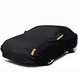 NEVERLAND Sedan Car Cover Waterproof Heavy Duty All Weather Protection Snow Anti-UV Windproof Outdoor Full Car Cover Fit for Automobiles BMW/Mercedes-Benz/Honda（for Car Size:183''L x 70''W x 59''H）