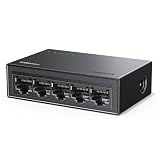 UGREEN Ethernet Switch, 5 Port Gigabit Ethernet Splitter, Plug & Play, Wall Mount & Desktop Network Switch Hub, Unmanaged, Compact, with LED, Fanless Quiet, for Internet Cable, Laptop, Router, NAS