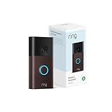 Ring Battery Doorbell | Home or business security with Head-to-Toe Video, Live View with Two-Way Talk, and Motion Detection & Alerts (newest model), Venetian Bronze