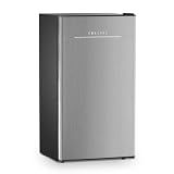 Frestec 3.2 Cu. Ft. Mini Fridge with Freezer Small Refrigerator, Mini fridge for Bedroom, Dorm, Single Door, Energy Saving, Low Noise, Mini Fridge for Office (Grey)