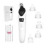 2026 Blackhead Remover Pore Vacuum,Facial Pore Cleaner-5 Suction Power,5 Probes,USB Rechargeable Blackhead Vacuum Kit Electric Pore Vacuum Tool for Adult(Black)