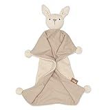 Crane Baby Lovey, Security Blankets for Babies, Ollie The Bunny Security Blanket, Soft 100% Organic Cotton Blanket Bunny Items, Organic Baby Items, Loveys for Babies