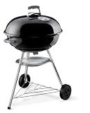 Weber® Jumbo Joe Premium Compact Charcoal Grill, 22‑Inch, Black