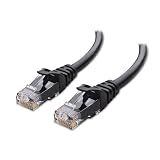 Cable Matters 10Gbps Snagless Cat 6 Ethernet Cable, 10ft, Black