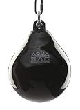 Aqua Training Bag Head Hunter Slip Ball, Black Eye – 12 inch, 35 pound – Compressed aqua punching bag with heavier design and less sway – Hanging shackle, filling nozzle and extra stopper – 2020136409
