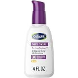 Cetaphil DermaControl Oil Absorbing Moisturizer, SPF 30, Oily Skin, 4oz | Fragrance-Free Daily Face Moisturizer With Sunscreen, Reduces Shine, Hydrates Sensitive Oily Skin, Dermatologist Recommended