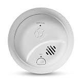 First Alert Smoke Alarm, 10-Year Sealed Battery Detector with Test & Silence Button, SMI110, 1-Pack