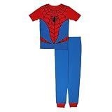 Marvel Unisex Child Kids' 2-piece Snug-fit Cotton Pajama Set, Spider Costume, 6 US