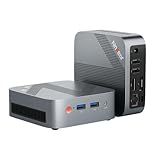 Ninkear Mini PC Intel CPU N150(up to 3.6GHz), 3-Year Warranty, 16GB DDR4 512GB PCIe M.2 NVMe SSD Micro Gaming PC, Mini Desktop Computers with 4K Dual Display, 1000M RJ45/HDMI/DP/USB 3.0, WiFi 5/BT 5