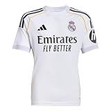 Adidas 2025-26 Real Madrid Youth Stadium Home Soccer Jersey