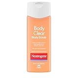 Neutrogena Body Clear Acne Body Wash and Exfoliating Body Scrub, 2% Salicylic Acid Cleanser, Chest, Shoulder & Back Acne Treatment, Non-Comedogenic, Oil-Free Shower Gel, 8.5 fl oz