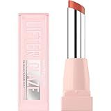 MAYBELLINE Lifter Glaze Oil Balm with Hyaluronic Acid and Hydrating Oil Blend, Lip Balm with 24HRs of Smooth, Moisturizing Shine, Caramel Glow (Sheer Light Brown Nude)