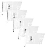 Movo (5 Pack) RC1 Clear Rain Cover for DSLR Camera and Lens up to 18" Long