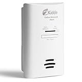 Kidde Carbon Monoxide Detector, Plug in Wall with AA Battery Backup, Test-Hush Button