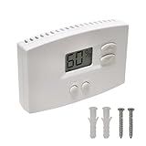 76 Digital Wall Mount Dehumidifier Control - Whole Home Dehumidifiers Compatible with 1800 Series and E-Series, Model 76 24VAC, White