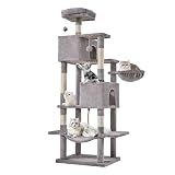 Aidoly Large 66 Inch Cat Tree Tower with Sisal Scratching Post