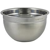 Tovolo Stainless Steel Mixing Bowls, 1.5 Qt - Metal Nesting Mixing Bowl with Rounded Lip for Easy Pour & Minimal Mess - Large & Small Dishwasher Safe Kitchen Supplies for Prep & Cooking