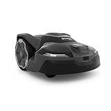 Husqvarna 410iQ Automower Robotic Mower, 0.5 Acre Mowing Capacity, Wire Free Robot Lawn Mower with Charging Station, RS1 EPOS Reference Station and Replacement Blades, 970727401