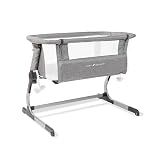 Baby Delight Beside Me Dreamer Bassinet | Bedside Sleeper | 7-Position Height Adjustment | Charcoal Tweed