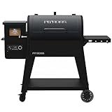 Pit Boss 850 Navigator Series WiFi & Bluetooth Wood Pellet Grill & Smoker, Flame Broiler and LCD Digital Controller, 932-Sq. In. Cook Space, 180°F to 500°F Temp Range, Meat Probe, 30 lb. Hopper