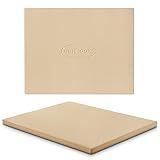 Unicook 15 x 12 Inch Rectangular Pizza Stone for Oven and Grill, 6.8 Lbs