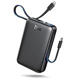 IGGPBB Portable Charger 50000mAh Power Bank,Portable Phone Charger with 2 Built in Cables,22.5W Fast Charging Travel Essentials Battery Pack for iPhone/iPad/MacBook/Android/Samsung