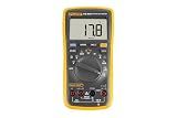 Fluke 17B+ Digital Multimeter, for Electrical Applications, Measures AC/DC Voltage 1000V, Current Measurements to 10A, Resistance, Continuity, Diode, Capacitance, Frequency, and Temperature Testing