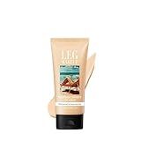 Tattoo Cover Up Makeup Waterproof with Brush, Legs Makeup Waterproof - No Transfer Body Concealer for Varicose Veins Appearance, Tattoo & Scar Cover Up for All Skin Tones, Waterproof (#1 Golden)