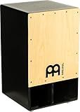 Meinl Subwoofer Bass Cajon Box Drum with Internal Snares - NOT MADE IN CHINA - American White Ash Playing Surface, 2-YEAR WARRANTY (SUBCAJ1AWA)