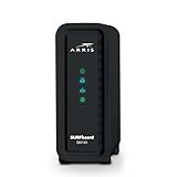 ARRIS (SB6183) -Cable Modem - Fast DOCSIS 3.0 16x4 Gigabit, [Check with your provider for compatibility], 1 Gbps Port, 400 Mbps Max Internet Speed, 2 Year Warranty