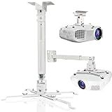 Solarsea Ceiling Projector Mount, Universal Height Adjustable with 25.5-inch Expansion Arm, Suitable for Home and Office