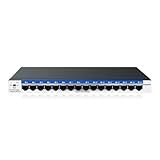16 Port Gigabit Switch, Easy Smart Managed Ethernet Switch, Network Hub, Ethernet Splitter, Plug & Play, Fanless Metal Design, VLAN, Qos, Desktop or Wall Mount