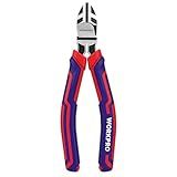 WORKPRO 6” Wire Cutters Heavy Duty CRV Steel, Diagonal Pliers for Cutting Wires Craft, Comfort Grip Handle