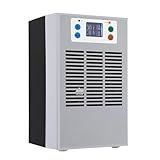 HEZHHA Aquarium Water Chiller, 30L/7.93GAL 100W Constant Temperature Cooling System with Low Noise & Circulation Pump, for Fish Tank, Axolotl, Coral Reef, Hydroponics