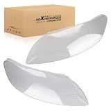maXpeedingrods 2PCS Headlight Lens Cover Front Clear For Audi Q7 2006-2015, 4L0941029, 4L0941030 PC, 1Pair, Left & Right Side