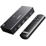 UGREEN HDMI Switch 3 in 1 Out 4K@60Hz, HDMI Splitter with Remote Supports HDR10+ CEC HDCP2.2 Compatible with Nintendo Switch PS5/4/3 Xbox Roku TV Fire Stick Blu-Ray Player