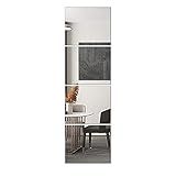 Delma Glass Full Length Wall Mirror Tiles, 14'' x 12'' 4PCS
