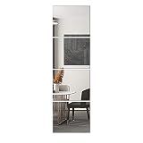Delma Glass Full Length Wall Mirror Tiles, 14'' x 12'' 4PCS