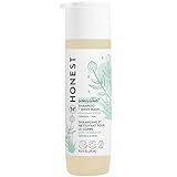 The Honest Company 2-in-1 Cleansing Shampoo and Body Wash for Sensitive Skin, Gentle Tear-Free Hypoallergenic Baby Wash with Naturally Derived Ingredients, Fragrance-Free, 10 fl oz
