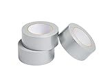 Amazon Basics Strong Adhesive Heavy-Duty Duct Tape for Sealing & Patching, Tear by Hand, 1.88" x 30-yard, Silver, 3-Pack (Previously AmazonCommercial)