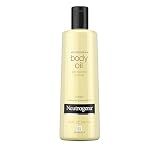 Neutrogena Body Oil Light Sesame Formula, 8.5 fl oz, Radiant Glow Moisturizer for Dry Skin, Bath & Shower Oil For Smooth and Hydrated Skin
