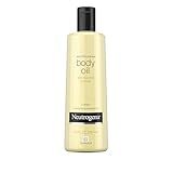 Neutrogena Body Oil Light Sesame Formula, 8.5 fl oz, Radiant Glow Moisturizer for Dry Skin, Bath & Shower Oil For Smooth and Hydrated Skin