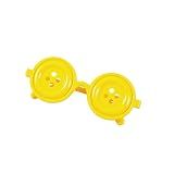 ANZWTLOYY Button Eyes Glasses Horror Movie Merchandise Halloween Costume Stuff Accessories (Yellow)