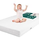 Babelio Breathable Crib Mattress, Dual Sided, Memory Foam Toddler Mattress